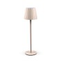 LAMPADA LED RICARICABILE DA TAVOLO AURORA BEIGE