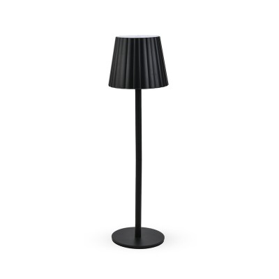 LAMPADA LED RICARICABILE DA TAVOLO AURORA NERO