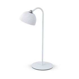 LAMPADA LED RICARICABILE DA TAVOLO ELLIOT BIANCO
