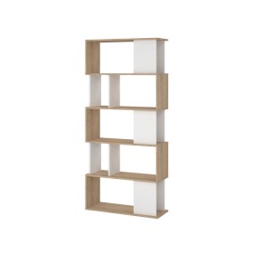 KIT LIBRERIA MAZE 80X29X173 QUERCIA/BIANCO