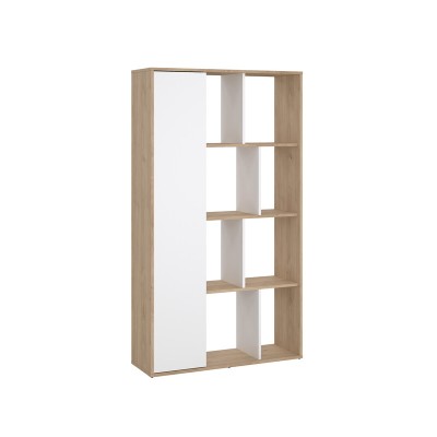 KIT LIBRERIA MAZE 89X30X157 QUERCIA/BIANCO L.