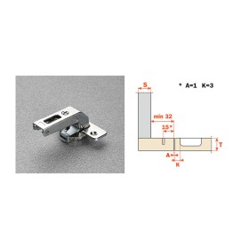 SALICE CERNIERA CONTROCOLLO C2ABN99 CORTA