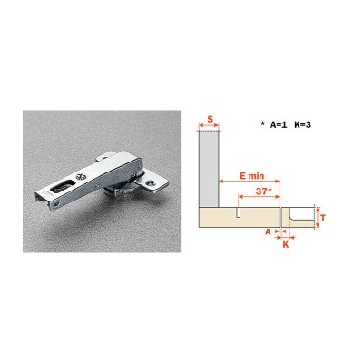 SALICE CERNIERA CONTROCOLLO C2ABN99AC LUNGA