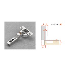 SALICE CERNIERA AMMORTIZZATA C7A6GE9 COLLO 9