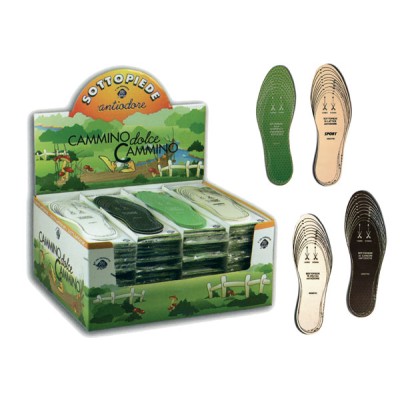 Solette scarpe assort.espos.(96 pz)