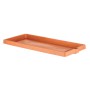 Sottovaso fioriera legno, colore cotto chiaro cm. 94x36x5,5h