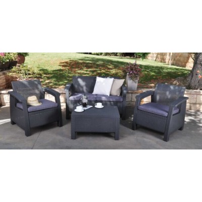Salotto Corfu Lounge Set Graphite