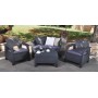 Salotto Corfu Lounge Set Graphite