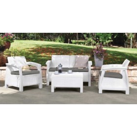 Salotto Corfu Lounge Set Bianco
