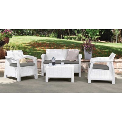 Salotto Corfu Lounge Set Bianco
