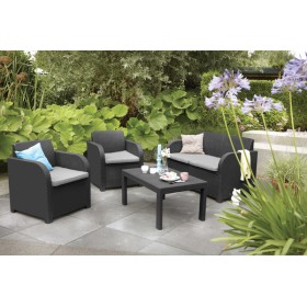 Salotto carolina graphite cuscino grigio