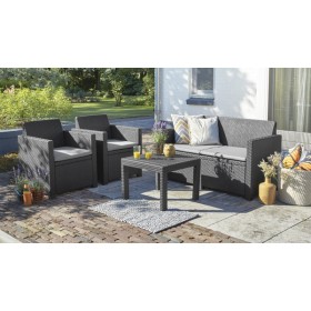 Salotto alabama graphite cuscino grigio