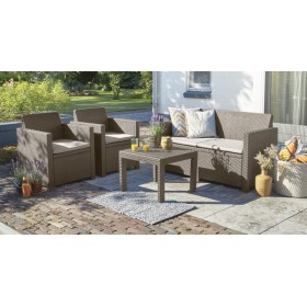 Salotto alabama cappuccino cuscino sabbia