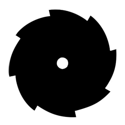 Lama in acciaio 8 d.dritta mm 255