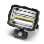 Proiettore led ricarica solare 1600 lm rilevatore movimento mod.Inca