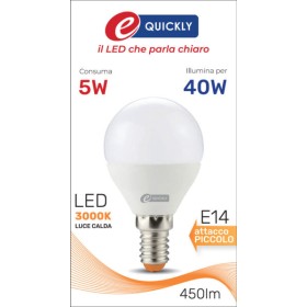 Lamp.sfera p45 led e14 5w 3000k