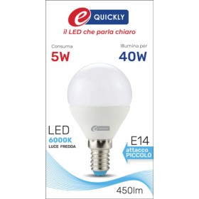 Lamp.sfera p45 led e14 5w 6000k