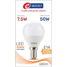 Lamp.sfera p45 led e14 7,5w 3000k