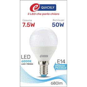 Lamp.sfera p45 led e14 7,5w 6000k