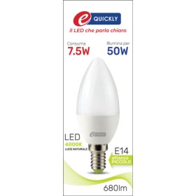 Lamp.candela c37 led e14 7,5w 4000k