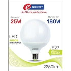 Globo led g120 e27 25w 4000k