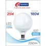Globo led g120 e27 25w 6000k