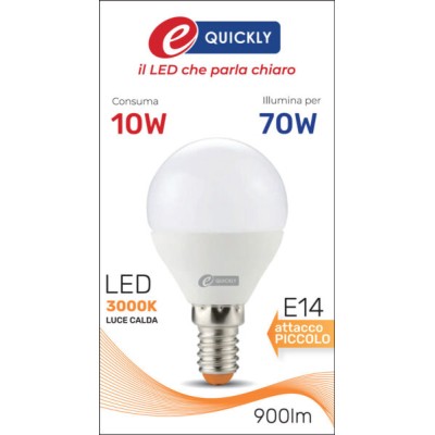 Lamp.sfera p45 led e14 10w 3000k