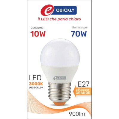 Lamp.sfera g45 led e27 10w 3000k