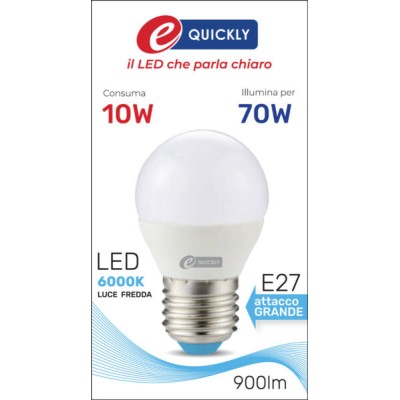 Lamp.sfera g45 led e27 10w 6000k