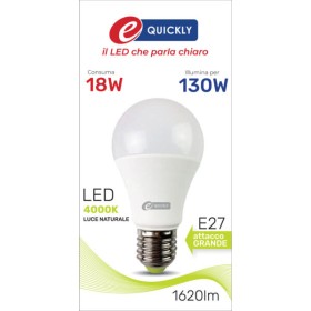 Lamp.goccia a60 led e27 18w 4000k