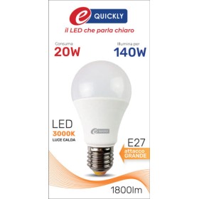 Lamp.goccia a60 led e27 20w 3000k