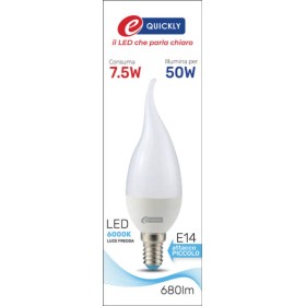 Lamp.c.di vento led e14 7,5w 6000k