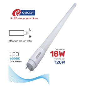 Tubo ledg13 1200mm 18w 1620lm 6000k
