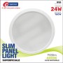 Slim panel 24w 4000k tondo superf.
