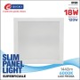 Slim panel 18w 6000k quadr.superf.