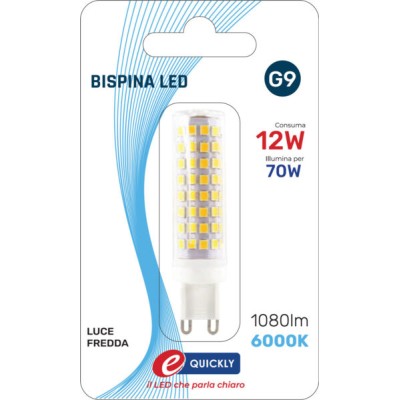 Lamp. led bispina g9 12w 6000k