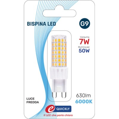 Lamp. led bispina g9 7w 6000k