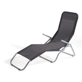 Lettino dondolino texilene grigio