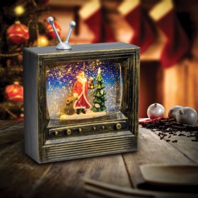 Tv brunita glitter led h22 cm