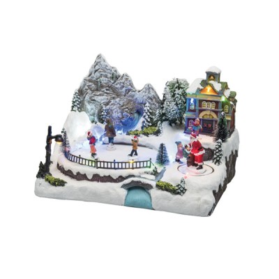 Vill.lago montano pattinatori e b.n