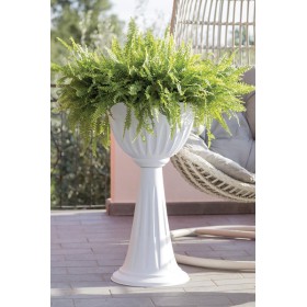 Colonna alba diametro cm.43 h.74,5 colore bianco