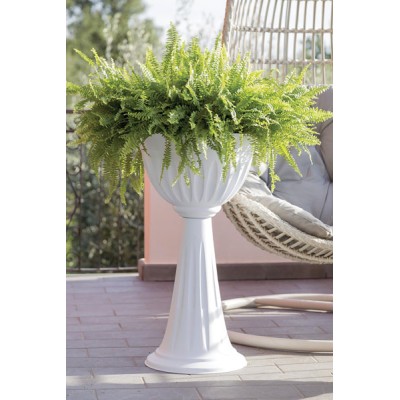 Colonna alba diametro cm.43 h.74,5 colore bianco