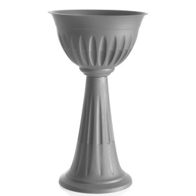 Colonna alba diametro cm.43 h.74,5 colore grigio