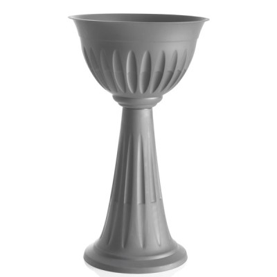 Colonna alba diametro cm.43 h.74,5 colore grigio