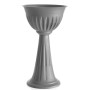 Colonna alba diametro cm.43 h.74,5 colore grigio