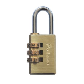 Lucchetto a combinaz.30mm ottone