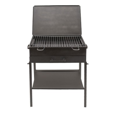 Barbecue edera con coperchio cm. 30x35x58h con graticola