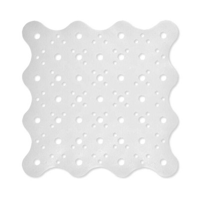 Tappeto doccia ring 51x51 bianco