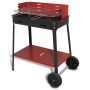 Barbecue flavia con ruote cm. 50x35x80h