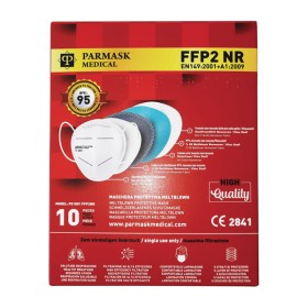 Mascherina ffp2 s/valvola bianca